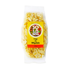 Fulgi de migdale crude, 80 g - Solaris