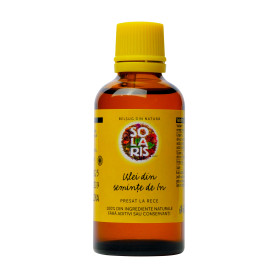 Ulei de seminte de in presat la rece, 50 ml - Solaris