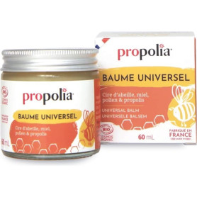 Balsam de corp hidratant cu ceara de albine, miere, polen si propolis, eco-bio, 60 ml - Propolia