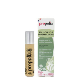 Roll-on SOS pentru imperfectiuni cu propolis, miere si 6 uleiuri esentiale, eco-bio, 15 ml - Propolia