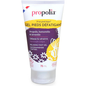 Gel relaxant pentru picioare cu propolis, hamamelis si lavanda, eco-bio, 75 ml - Propolia