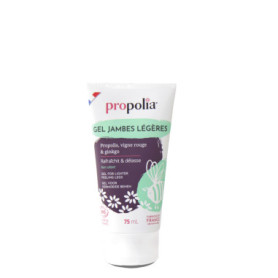 Gel pentru picioare usoare cu propolis, vita de vie rosie si ginkgo, eco-bio, 75 ml - Propolia