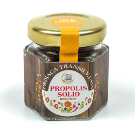 Propolis solid 100% brut, 20 g - Prisaca Transilvania