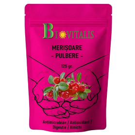 Merisoare pulbere, 125 g - Sanoviva Farma