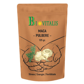 Maca pulbere, 125 g - Sanoviva Farma