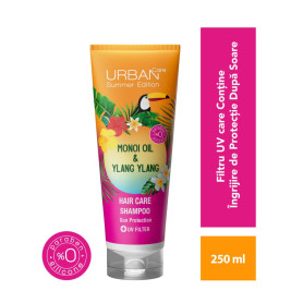 Sampon hidratant pentru par cu ulei monoi si ylang ylang, 250 ml - Urban Care