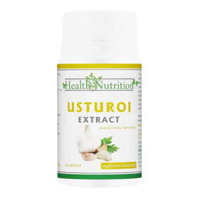 Usturoi Extract fara Miros, 60 capsule - Health Nutrition