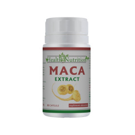 Maca Extract, pentru sustinerea energiei, 250 mg, 60 capsule - Health Nutrition