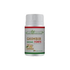 Ghimbir Extract Forte, pentru sustinerea digestiei si a functiilor hepatice, 640 mg, 60 capsule - Health Nutrition