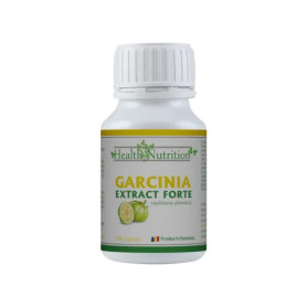 Garcinia Extract Forte,  pentru controlul apetitului si mentinerea glicemiei normale, 180 capsule - Health Nutrition