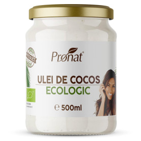 Ulei de cocos RBD, eco-bio, 500 ml - Pronat