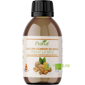Ulei din samburi de nuca presat la rece, eco-bio, 100 ml - Pronat