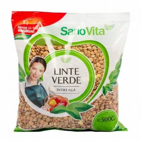 Linte verde integrala 500g - SANOVITA