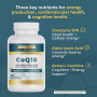 Nature's Lab CoQ10 + Acid Alfa Lipoic + Acetil L-Carnitina HCl, Formula complexa Ppntru sustinerea sanatatii cardiovasculare si 