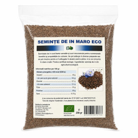 Seminte de in maro, eco-bio, 250 g - Deco Italia