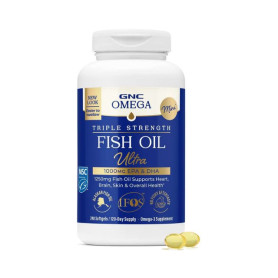 Triple Strength Fish Oil Mini, Ulei De Peste, 1000 Mg Omega-3 Epa Si Dha, 240 capsule - GNC
