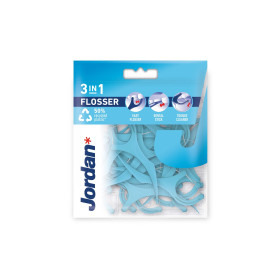 Ata dentara pentru adulti 3 in 1 Flossers, 36 bucati - Jordan