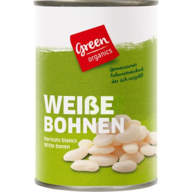 Fasole alba cannellini la conserva, eco-bio, 400 g - GreenOrganics