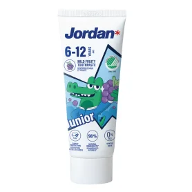 Pasta de dinti pentru copii 6-12 ani fara SLS, 50 ml - Jordan