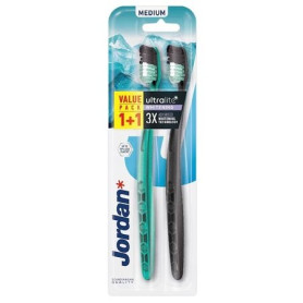 Periuta de dinti pentru adulti Ultralite Whitening Medium, 2 bucati - Jordan