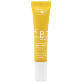 Crema pentru ochi, pentru reducerea semnelor de obosela, cu extract de Vitamina C si B3 - Niacinamida, 15 ml - Ziaja