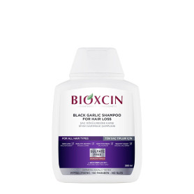 Sampon cu Usturoi Negru pentru combaterea caderii parului, 300 ml - Bioxcin