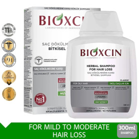Sampon anticadere pentru par gras, 300 ml - BIOXCIN