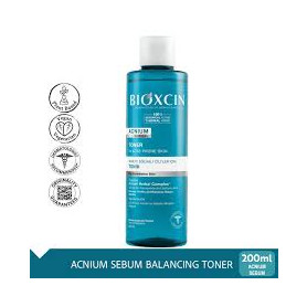Lotiune tonica pentru tenul gras si predispus la acnee, Acnium, 200 ml - Bioxcin