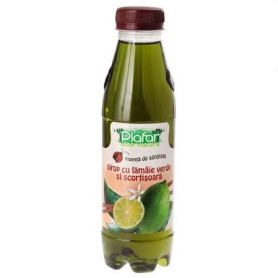 Sirop de lamaie verde cu scortisoara, 500 ml - Plafar
