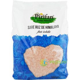 Sare Roz de Himalaya Grunjoasa Iodata, 500 g - PIRIFAN