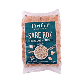 Sare roz de Himalaya cristale iodata, 500 g - Pirifan