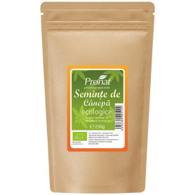 Seminte de canepa decorticate, eco-bio, 250 g - Pronat