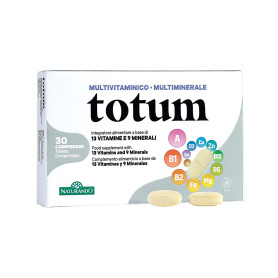 Totum 13 Vitamine si 9 Minerale, pentru sistemul imunitar, 30 comprimate - Naturando