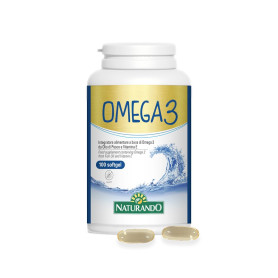 Omega 3 Ulei De Peste 35% EPA 25% DHA + Ulei De In 30% ALA, 100 capsule - NATURANDO