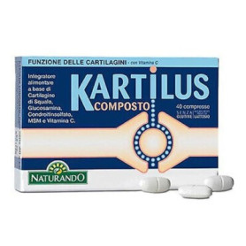 Cartilaj de Rechin Glucosamina si Condroitina Kartilus, sustine sanatatea articulatiilor, 40 capsule - Naturando