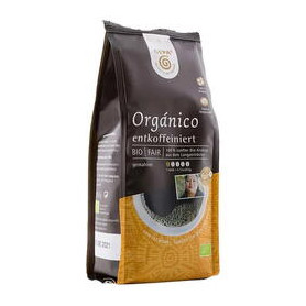 Cafea macinata decofeinizata, 100% Arabica, eco-bio, 250 g - Dennree