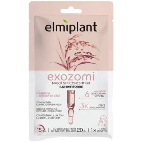 Masca servetel iluminatoare cu ser concentrat,  Exozomi, 20 ml - Elmiplant