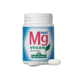 Magneziu Citrat Fast Vegan, pentru sistemul nervos si muscular, 300 mg, 60 comprimate - Naturando