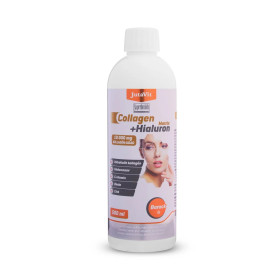 Colagen Hialuron Matrix cu aroma de Piersici, pentru sanatatea pielii si a parului, 10.000 mg, 500 ml - JutaVit