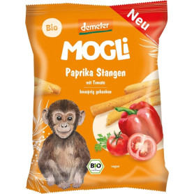 Batoane crocante cu rosii si paprika, eco-bio, 75 g - Mogli