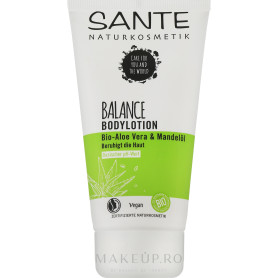 Lotiune de corp Balance cu aloe vera si ulei de migdale, 150 ml - Sante