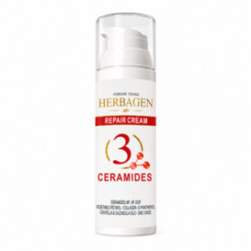 Crema reparatoare cu 3 ceramide, pentru ten uscat si iritat, 50 ml - Herbagen