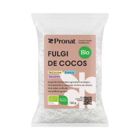 Felii de cocos, eco-bio, 150 g - Pronat