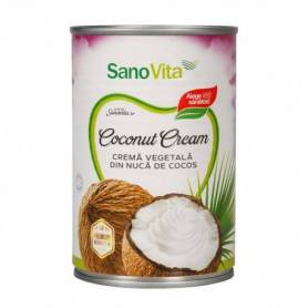 Crema vegetala din nuca de cocos 400ml - SANOVITA