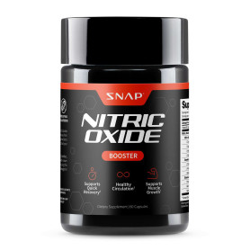 Snap Supplements Nitric Oxide Booster , Complex pentru pompare musculara cu Oxid Nitric, 60 capsule - GNC