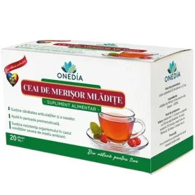 Ceai de merisor mladite, 20 plicuri - Onedia