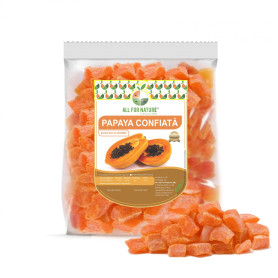 Papaya Confiata Cuburi, 100 g - ALL FOR NATURE