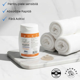 Gel cu Ulei de Magneziu Pur De La Marea Zechstein cu Portocala, dureri si crampe musculare, 100 ml - Crisnatur