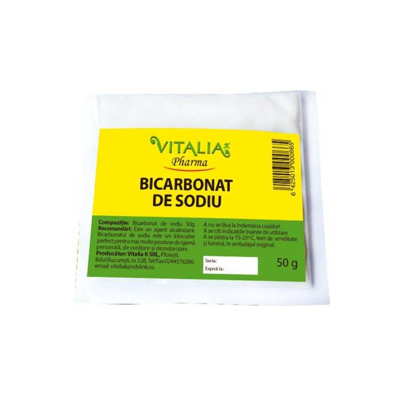 Bicarbonat de sodiu 50g - Vitalia