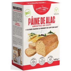 Amestec de copt pentru paine integrala de alac, eco-bio, 450 g - Grana Antico